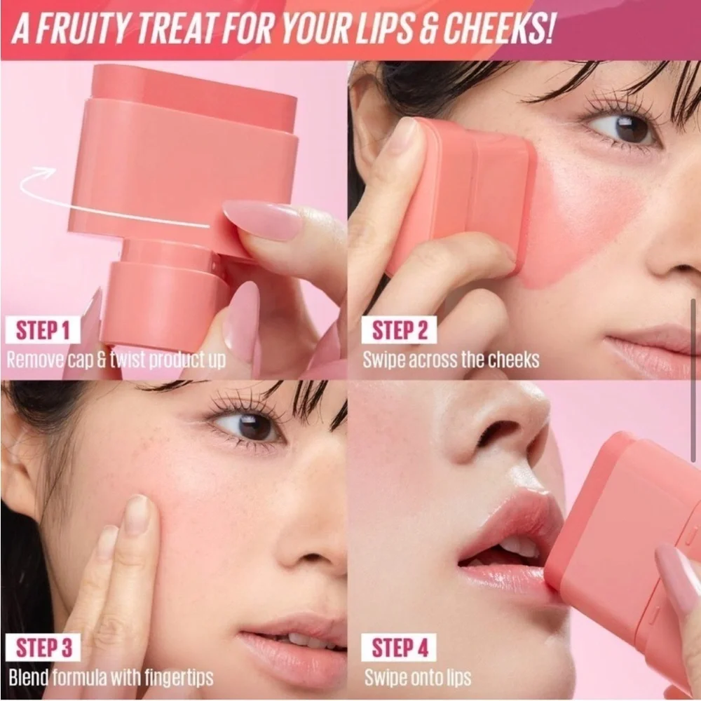 Dewy Bar Cheek & Lip Multi Balm in shade fig smoothie NEW